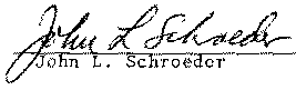 Jack L. Schroeder signature
